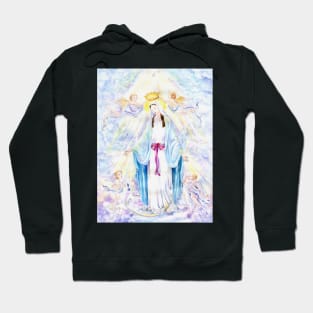 The Coronation of the Blessed Virgin Mary in Heaven Hoodie